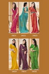 Shrihda Vol 13 By Vallabhi Prints Moss Georgette Saree Wholesale Clothing Distributors In India
